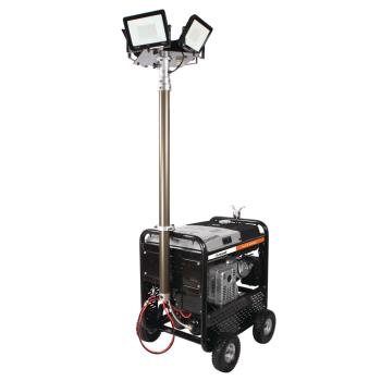 4in1 Mobiler Stromerzeuger +Schweißgerät +Kompressor +Lichtmast PG-E 55 SEA