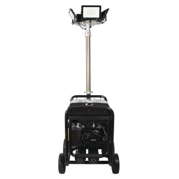 4in1 Mobiler Stromerzeuger +Schweißgerät +Kompressor +Lichtmast PG-E 55 SEA