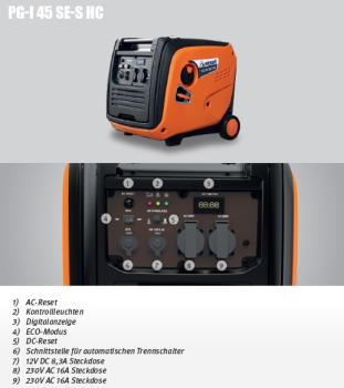Inverter-Stromerzeuger / Notstromaggregat PG-I 45 SE-S HC