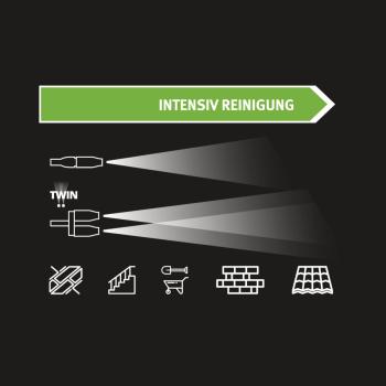 Kaltwasser-Hochdruckreiniger HDR-K 50-18 mit 2 Druckstufen mit bis zu 180 bar