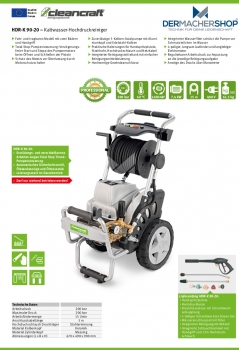 Kaltwasser-Hochdruckreiniger HDR-K 90-20