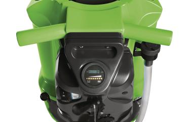 Handgeführte Scheuersaugmaschine SSM 550 mit halb-automatischem Antrieb