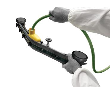 Aufsitzscheuersaugmaschine ASSM 560 mit automatischem Antrieb und Scheibenbürste