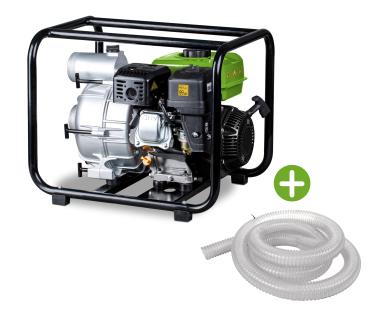 Schmutzwasserpumpe SWP 80 inkl. Saugschlauch 76,2 mm x 3,7 m