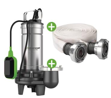 Schmutzwasserpumpe SDWP 15032 PRO SET +C-Kupplung + 15m C-Schlauch