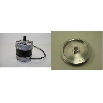 Ersatz-Motor mit Riemenscheibe für Bohrmaschine DX16/17V/DX17E Pos. 9+12/230V Pos. 9+12 #0302017009
