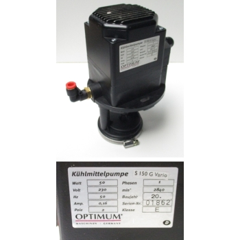 Ersatz-Kühlmittelpumpe für Metallbandsäge S150G/S275V/NV 230V/50W Pos. 1M1.2 #0330014555