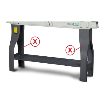 Ersatz-Standfuß für Unterbau an DB1100 Pos. 74/78 #0592110074