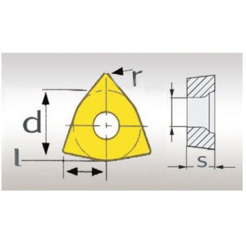 HW-Ersatzwendeplatten ISO TCMT110204 (1Pack=5Stück)