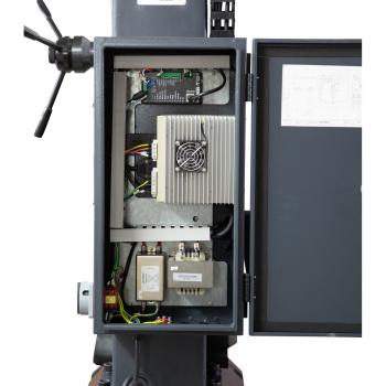 Bohr-Fräsmaschine Optimum OPTImill MB 4SV mit elektronisch regelbarem Antrieb und digitalem Display.