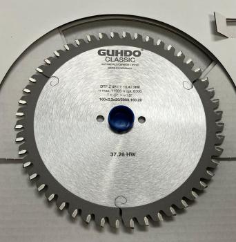 GUHDO HW-Handkreissägeblatt HPL-CUT-PRO 160x2,2/1,6x20 Z68 DP neg. 2088.160.20