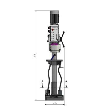 Getriebe-Getriebebohrmaschine Optimum OPTIdrill DH 35G