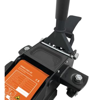 Rangierwagenheber Unicraft SRWH 2501 EF Tragkraft 2,5t Hub 495mm Unterfahrhöhe min. 85mm