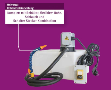 Universal-Kühlmitteleinrichtung / Kühlmittelpumpe