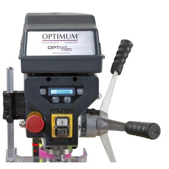Tischbohrmaschine Optimum OPTIdrill D 17Pro inkl. Maschinenschraubstock