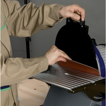 Trennblech zum Schleifscheibenwechsel