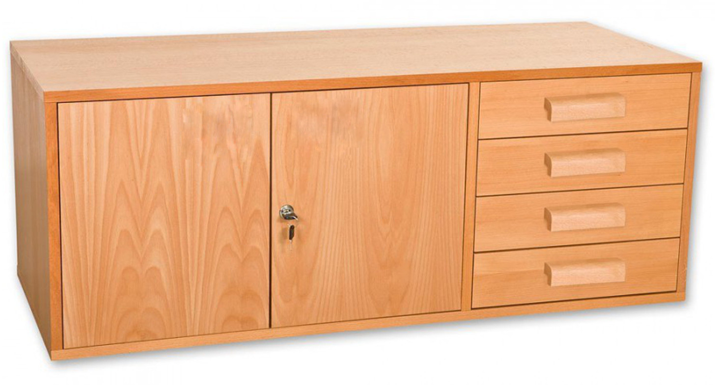 dermachershop.de - Einbauschrank mit 4 Schubladen und 2 Türen
