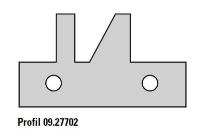 1 Paar HW-Profilmesser 45x25x2mm für Konterprofilfräser KONTERSPEED 09.27702