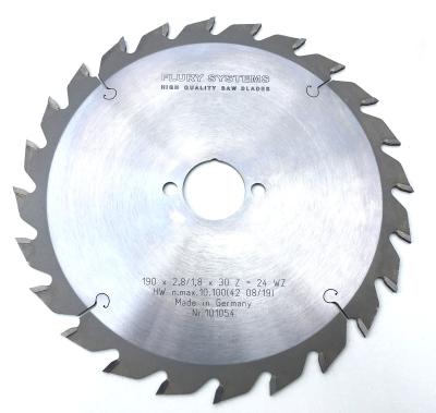 FLURY HW-Handkreissägeblatt-Set Ø190mm Z=24/30/48 WZ