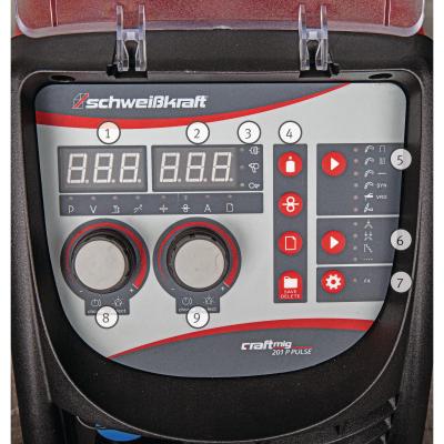 MIG/MAG Impuls-Schutzgasschweißgerät CRAFT-MIG 253 Pulse