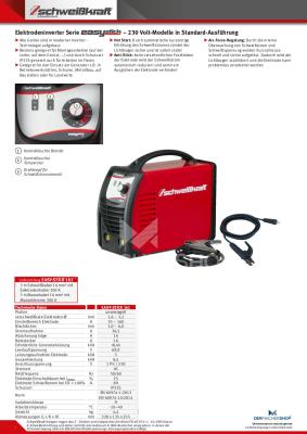 Schweißgerät - Elektrodeninverter EASY-STICK 161