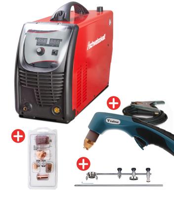 Plasma-Schneidgerät Plasmaschneider CRAFT-CUT 63 inkl. Kreisschneider und Verschleißteile