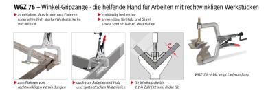 Winkel-Gripzange WGZ 76