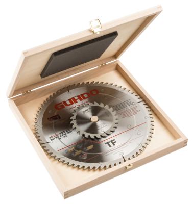 GUHDO Kreissägeblatt-Set 303 Z=72 inkl. Vorritzer passend für Altendorf WA6, Felder, Martin 2100.300.02