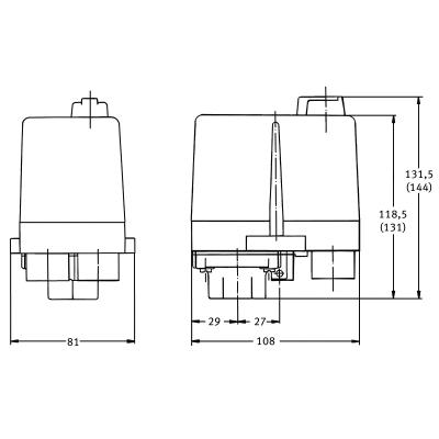 Ersatz-Druckschalter CONDOR MDR 3 / 4-6,3 A / 11 für AIRPROFI Kompressoren Pos. 6 #02506303