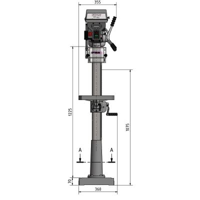 Säulenbohrmaschine OPTIdrill D 26Pro Aktions-Set