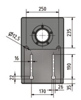 Ersatz-Bodenplatte für Bohrmaschine B26/D26PRO Pos. 98 #0300326398