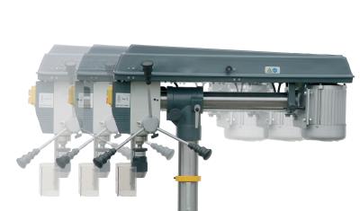 Radialbohrmaschine / Säulenbohrmaschine OPTIdrill RB 8S inkl. Maschinenschraubstock