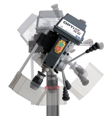 Radialbohrmaschine / Säulenbohrmaschine OPTIdrill RB 8S inkl. Maschinenschraubstock