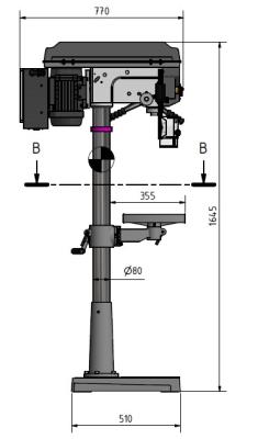 Säulenbohrmaschine OPTIdrill D 26Pro Vario
