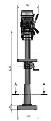 Säulenbohrmaschine OPTIdrill D 26Pro Vario