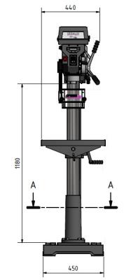 Säulenbohrmaschine OPTIdrill D 33Pro Vario