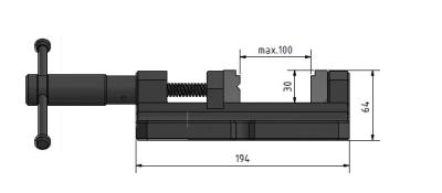 Maschinenschraubstock BMP 100