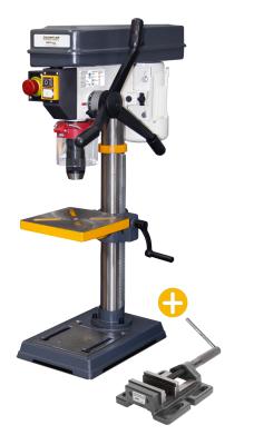 Tischbohrmaschine quantum DQ 16 (230V) inkl. Maschinenschraubstock