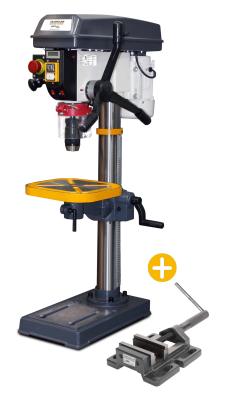 Tischbohrmaschine quantum DQ 16V (230V) inkl. Maschinenschraubstock