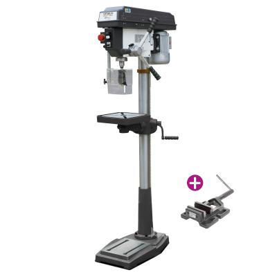 Säulenbohrmaschine OPTIdrill DQ 32 Aktions-Set inkl. Schraubstock