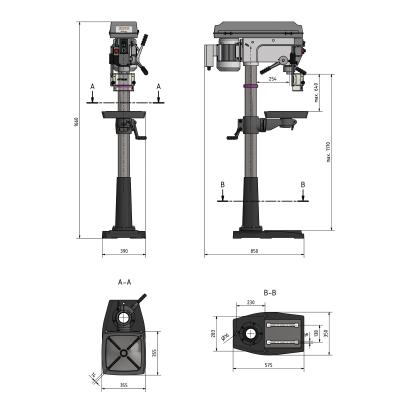 Säulenbohrmaschine OPTIdrill DQ 32