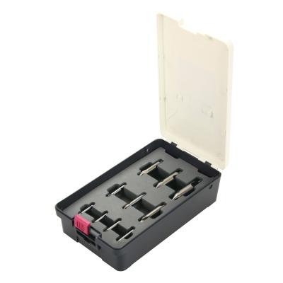 10-teiliger Zentrierbohrer-Satz HSS 0,75-4,5 mm