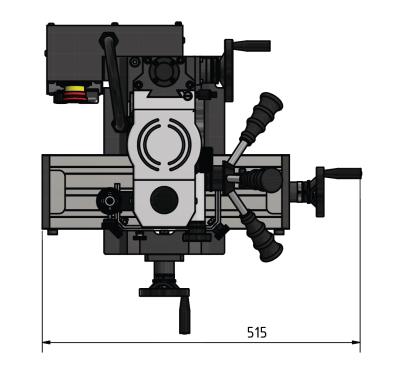 Kleine Bohr- und Fräsmaschine OPTImill MH 15V mit elektronisch regelbarem Antrieb