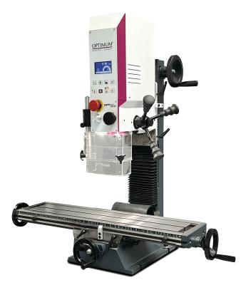 Bohr-Fräsmaschine OPTImill MH 2DV mit elektronisch regelbarem Antrieb und digitalem Display