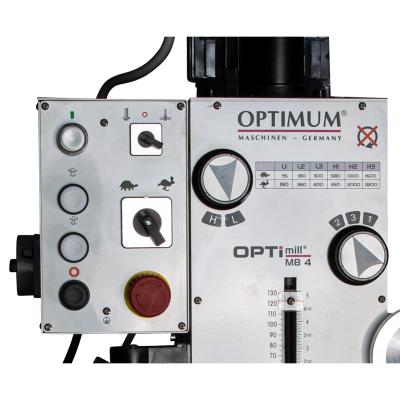 Bohr-Fräsmaschine OPTImill MB 4 mit zweistufigem Antriebsmotor