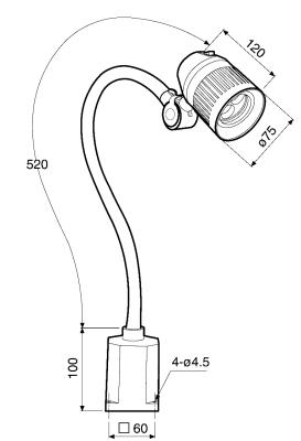 LED-Werkbankleuchte / Maschinenlampe WBL 3