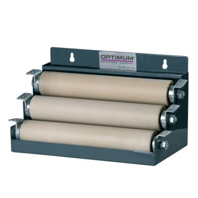 3 Stück PVC-Tragrollen für Materialständer inkl. Wandhalter