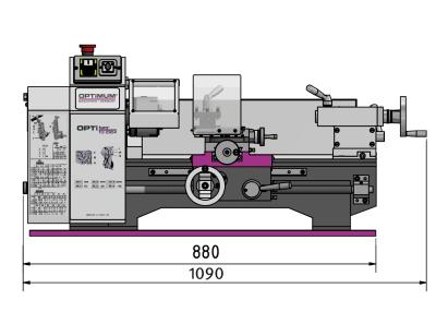 Heimwerker-Drehmaschine OPTIturn TU 2304