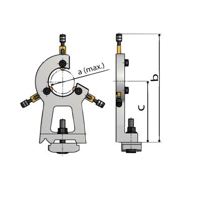 Feststehende Lünette Ø max. 40 mm für TU1503V