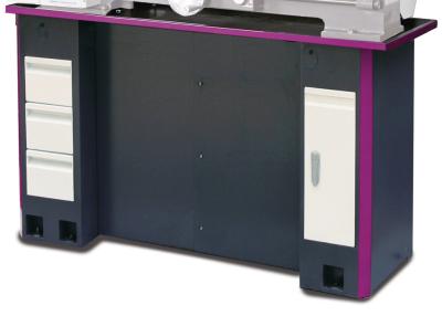 Leitspindel-Drehmaschine OPTIturn TU 2506VB inkl. Maschinenunterbau